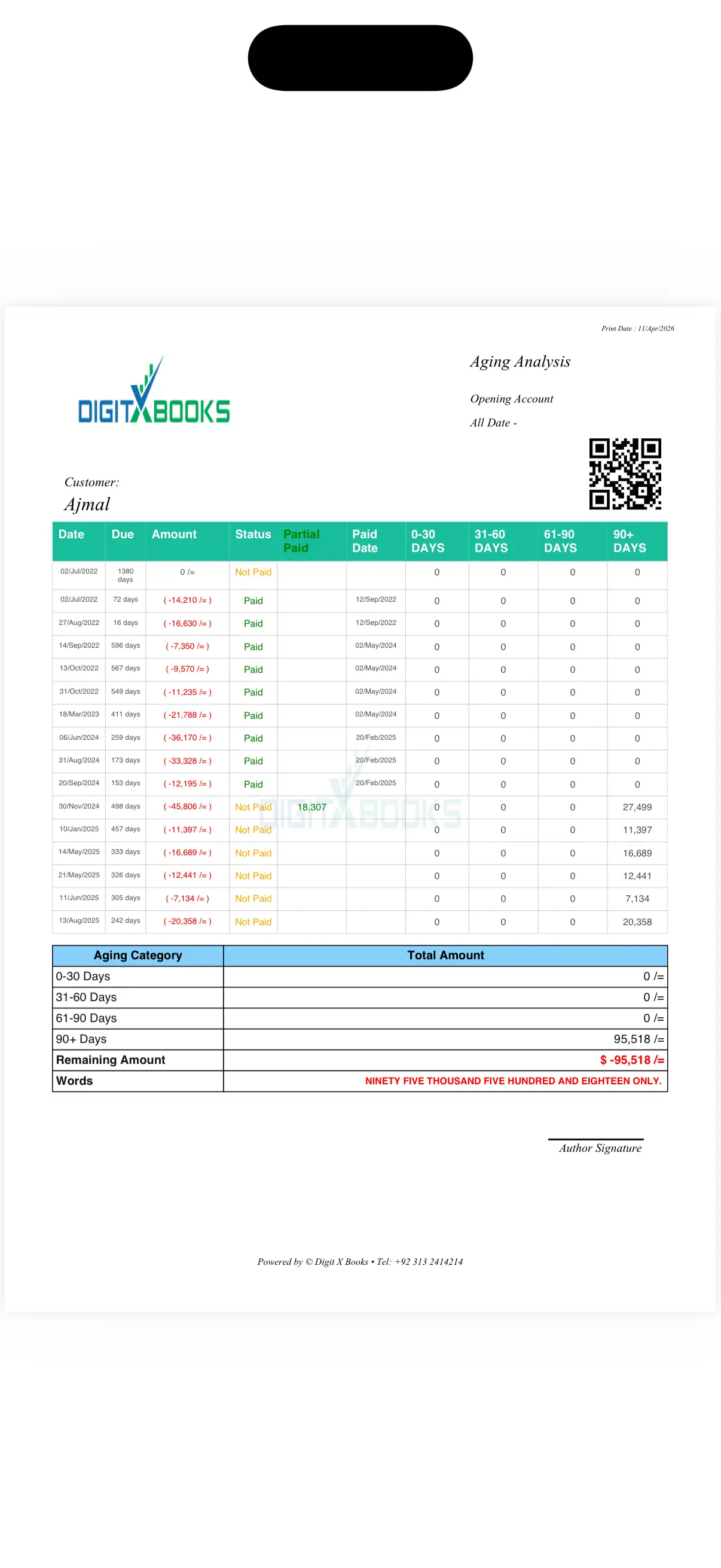 Expense Tracking Software iPhone screen