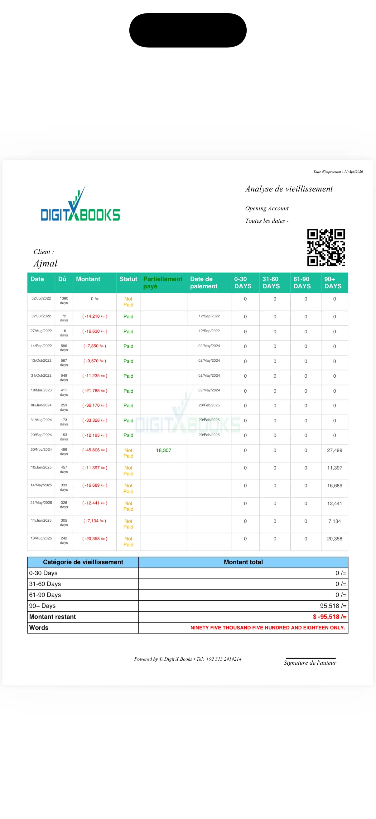Logiciel de comptabilite en ligne iPhone mini screen